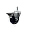 Service Caster 3.5'' Solid Poly Wheel Swivel 7/16'' Grip Ring Stem Caster with Brake SCC-GR20S3514-SPUS-PLB-716138 - alternate 1